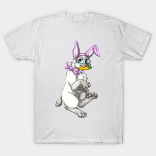 Bobtail BunnyCat: Fawn Lynx Point (Pink) T-Shirt